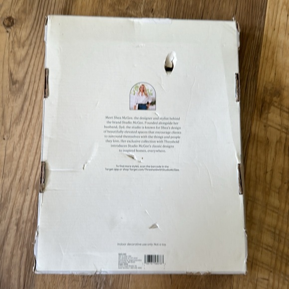 Threshold Studio McGee Wood Bead Star Christmas Tree Topper - Picture 7 of 7